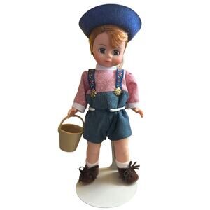 Vintage Madame Alexander 8" Jack Doll #455 with Stand (from Jack & Jill)